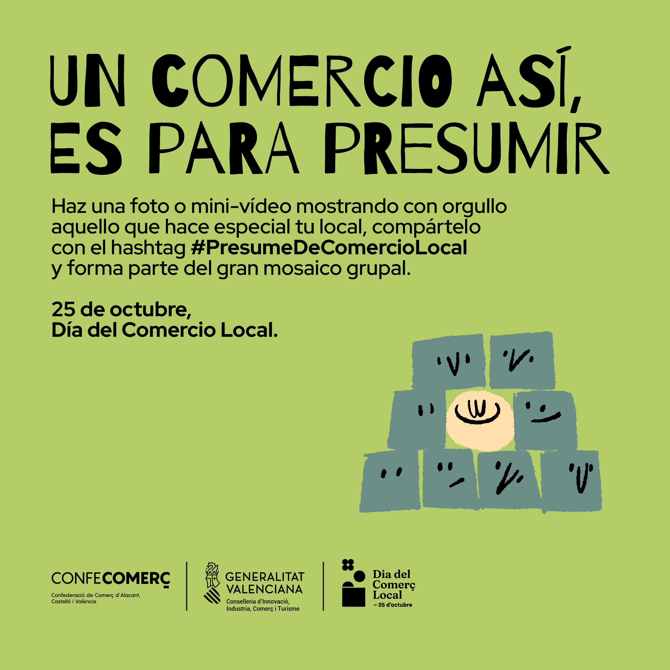 Asociaciones. Comercio. 1080x1080px